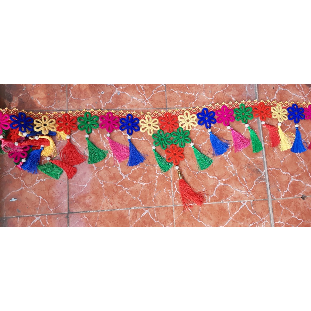 Rèm thổ cẩm đa dạng mẫu mã trang trí xe tải/1m