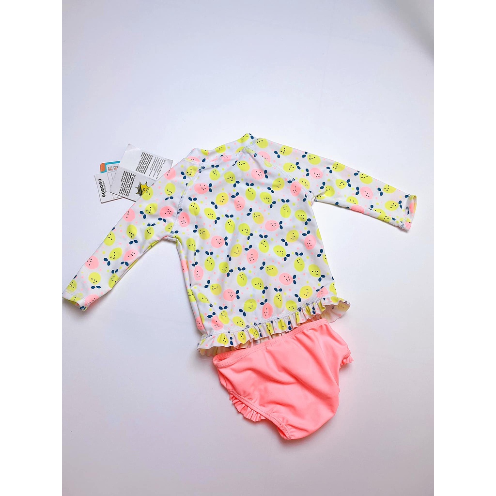 [cochunhochuyensi] [6M -12M ] Đồ bơi 2 mảnh cho bé gái - đồ bơi tay dài cho bé - cochunhochuyensi