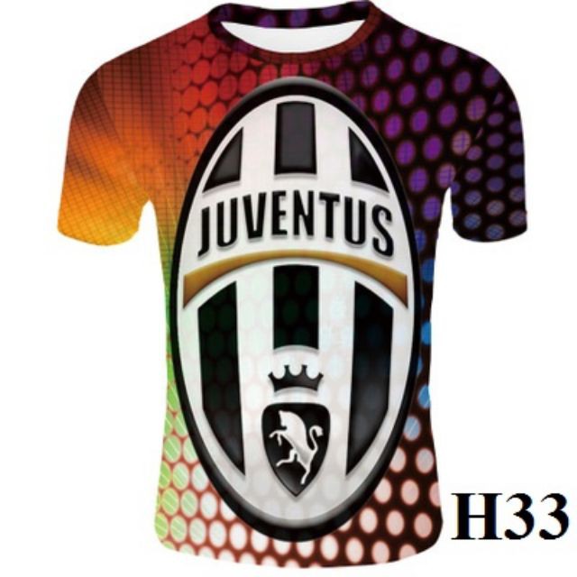 Áo đá banh Juventus 3D đẹp tuyệt vời nhiều mẫu đặc biệt + Tặng kèm đôi tất bóng đá chống trượt  - Hieubongda