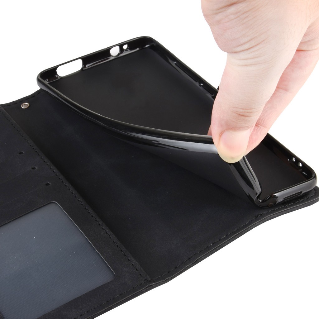Case for Xiaomi Mi Note 10 / 10 Pro / 10 Lite, Retro Leather Wallet Flip Cover Case for Mi Note 10 / 10 Pro / 10 Lite