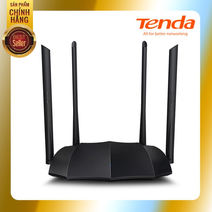 Bộ phát wifi Tenda AC8 2 băng tần, tốc độ AC1200 và cổng Lan Gigabit