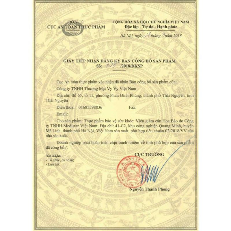 Viên giảm cân hoa bảo (hàng chính hãng cty hộp 45 viên) | BigBuy360 - bigbuy360.vn