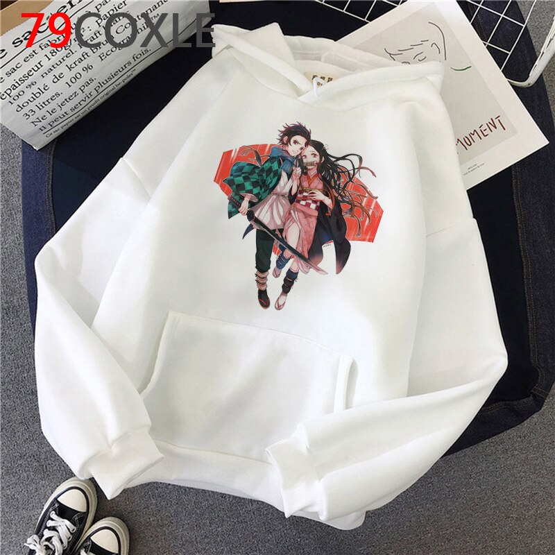 Áo Hoodie Họa Tiết Hoạt Hình Demon Slayer Kimetsu No Yaiba Phong Cách Harajuku Nhật Bản Thời Trang Cho Nam | WebRaoVat - webraovat.net.vn