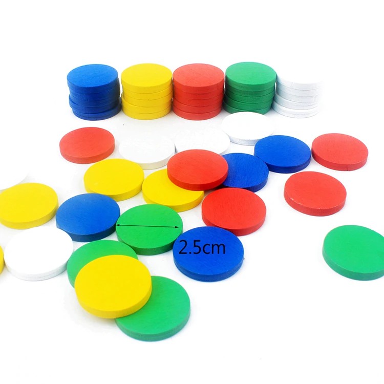 Túi 100 xu gỗ màu