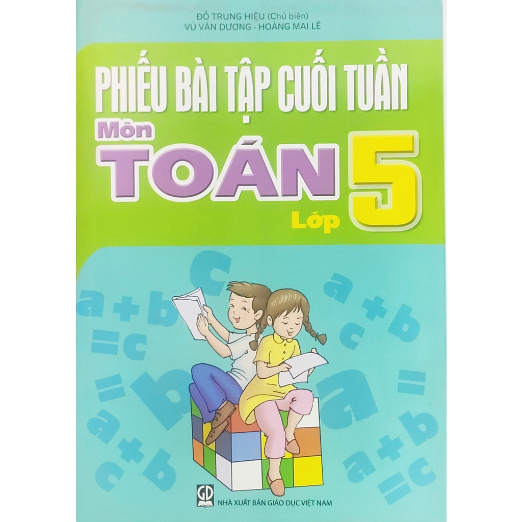 Sách - Phiếu bài tập cuối tuần Toán 5