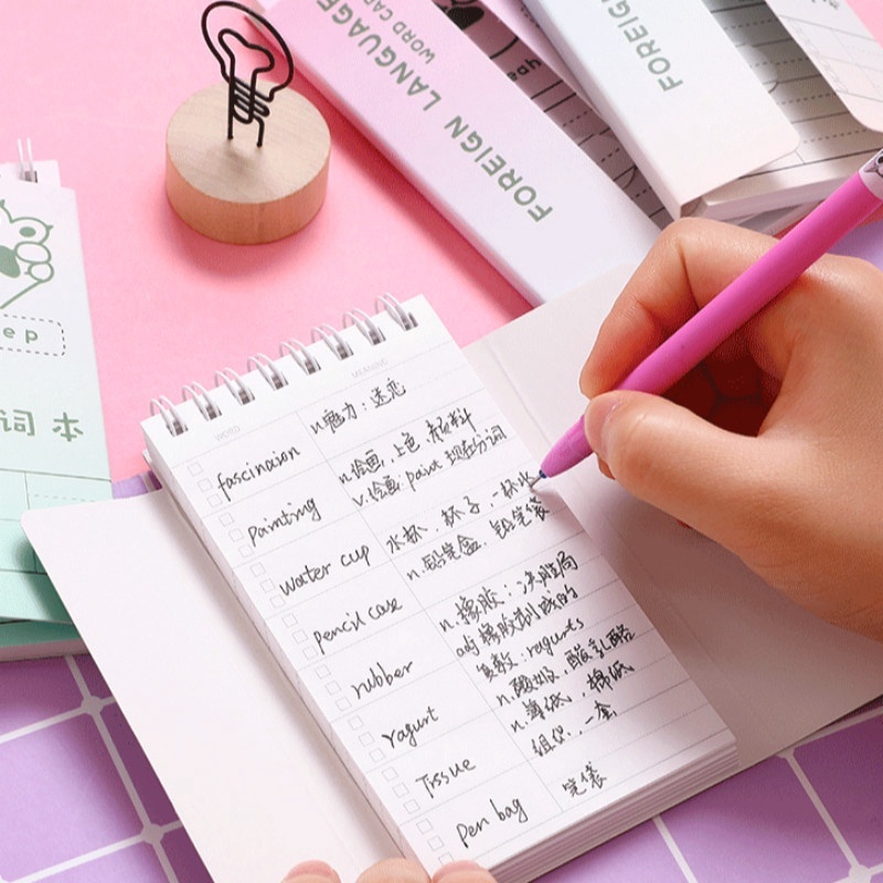 Sổ Ghi Chú Bỏ Túi Sáng Tạo Tiện Dụng Cho Học Sinh / Văn Phòng