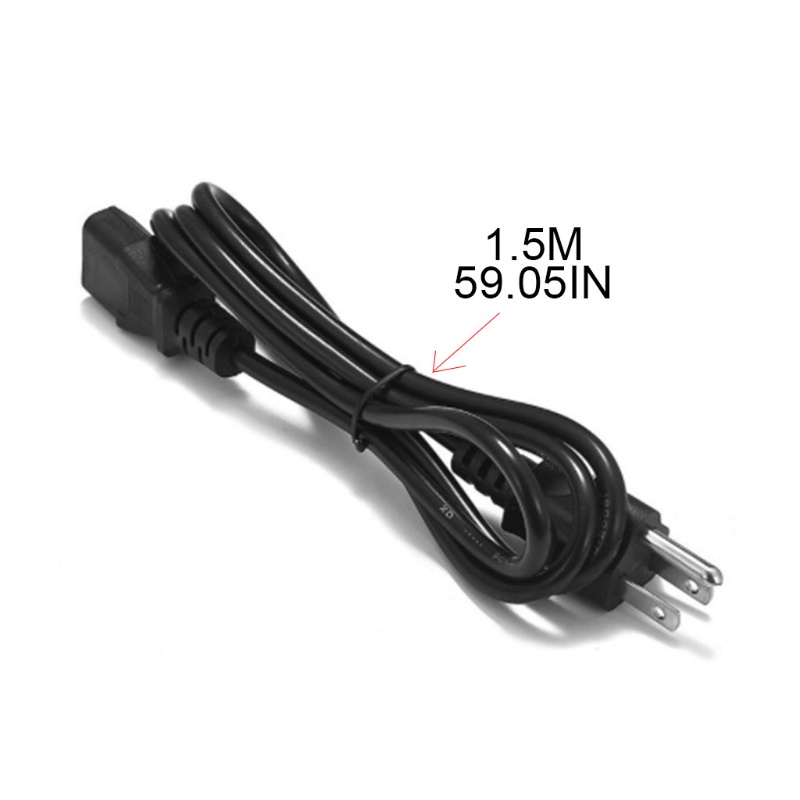 Dây Cáp Nguồn AC Lõi Đồng Nguyên Chất Chuẩn Mỹ Dài 1M Dành Cho Nồi Hấp / Máy Làm Sữa