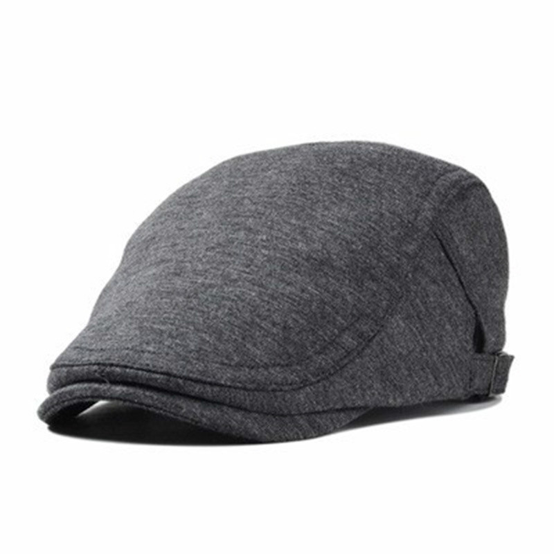 Mũ beret cotton phẳng phong cách cổ điển thời trang cho nam và nữ