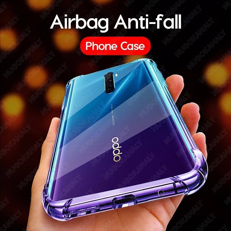 Ốp lưng mềm trong suốt chống sốc cho OPPO F15 F11 F9 Pro F7 F5 A5 A9 2020 A3s A5s(AX5s) A7 A12 A12e A15 A15s A16 A19 A31 A32 A33 A52 A53 A53s A54 A72 A74 A83 A93 Reno 6 5 5F 4 4F 3 Pro 2 2F