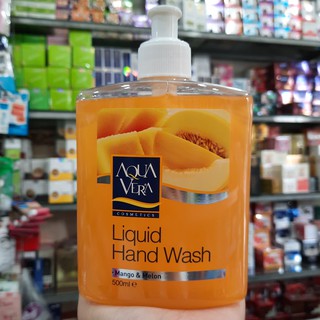 Nước Rửa Tay AQUA VERA 500ml - Xoài & Dưa Gang