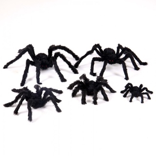 Nhện đen trang trí Halloween nhiều size