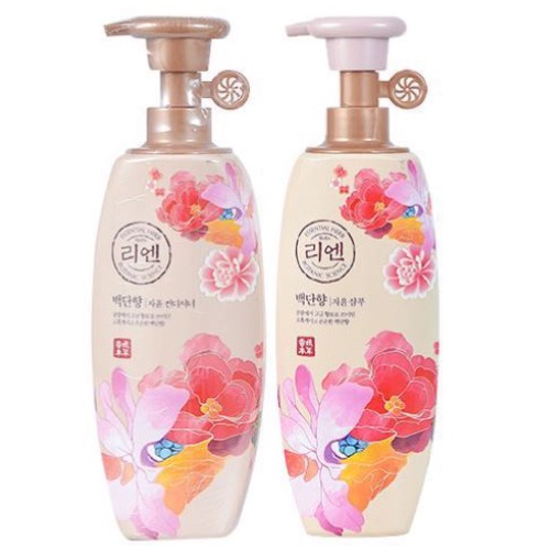 Dầu gội dưỡng mềm tóc hương hoa ReEn Essential Herb Botanic Science - Baekdanhyang Hàn Quốc 500ml