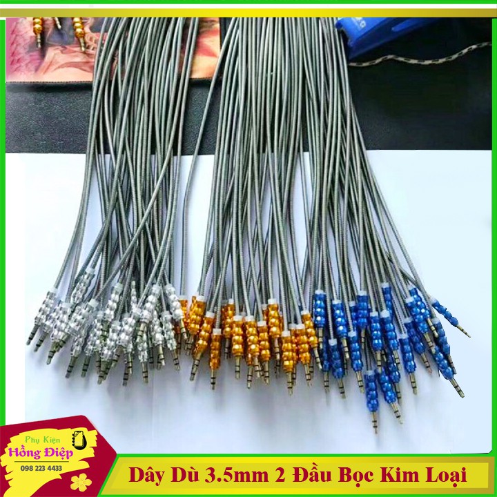 Dây Dù 3.5mm Đầu Bọc Thép