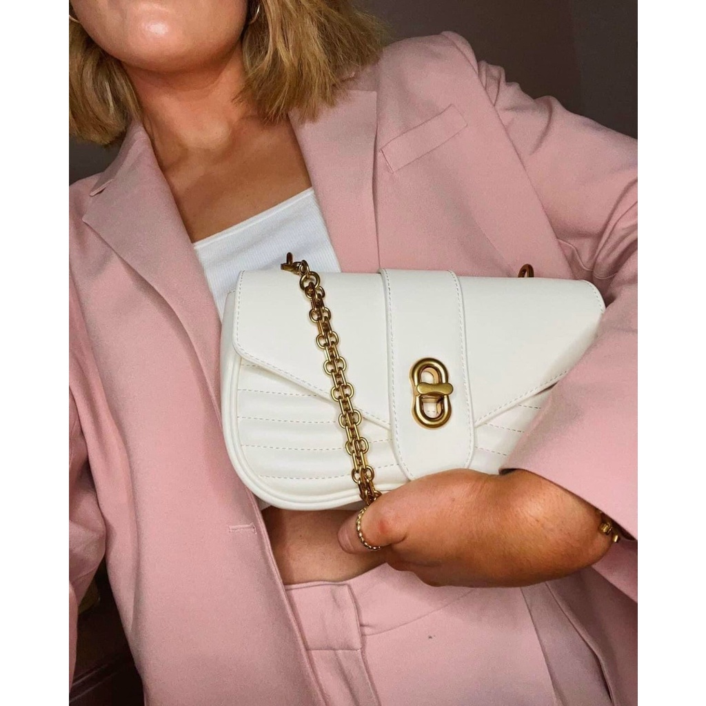 Túi xáchtúi đeo chéo nữ 2 dây CK2-80151129 Size  : 21,5 x 13 x 6,5cm