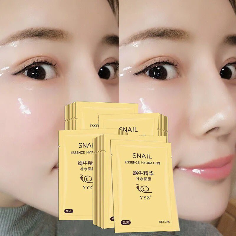 Mặt Nạ Ngủ Dưỡng Ẩm Trắng Da Ốc Sên BISUTANG Nội Địa Trung Snail Essence Hydrating