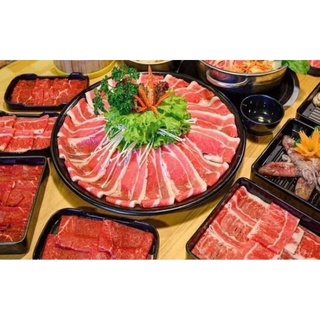 ( Ship hoả tốc Hà Nội) Ba chỉ bò mỹ lẩu nướng ( khay 500gr)