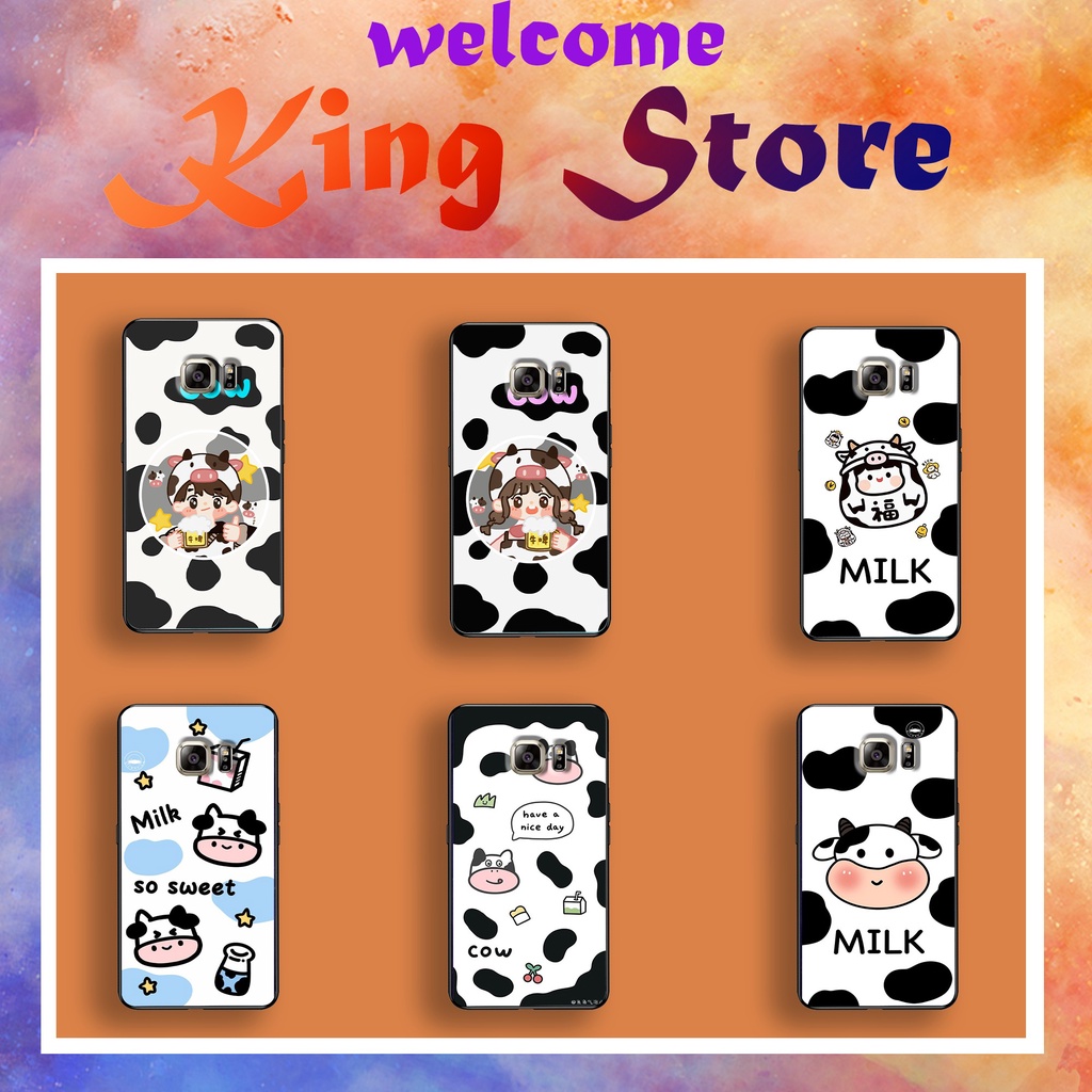 [HOT] Ốp lưng Samsung S6/S6 EDGE/S7/S7 EDGE in hình bò sữa siêu đẹp, độc, lạ_KINGSTORE.HN_Ốp SS S6/S6 EDGE/S7/S7 Edge