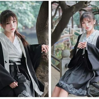 Nhật thức hoạ phục Hạc cổ trang cosplay Nhật phục