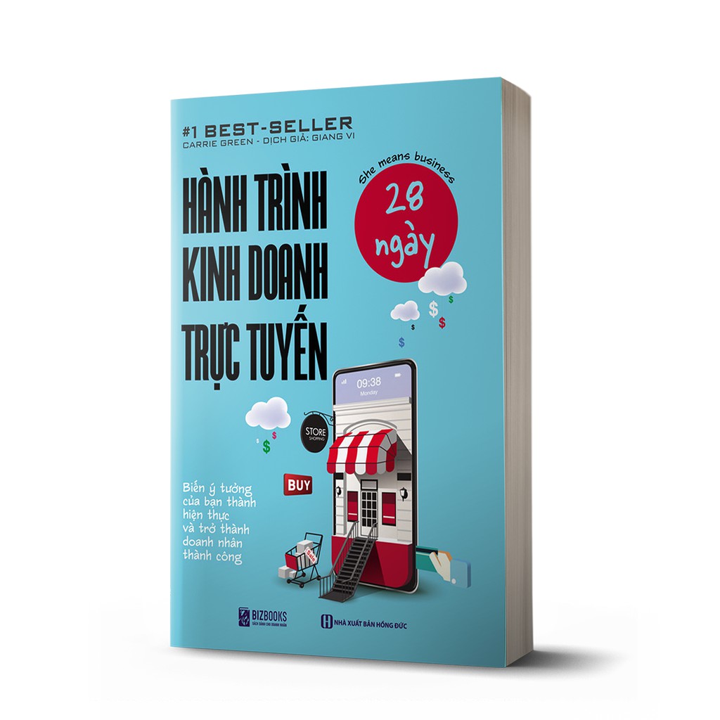 Sách - BIZBOOKS - Hành Trình Kinh Doanh Trực Tuyến 28 Ngày - 1 BEST SELLER