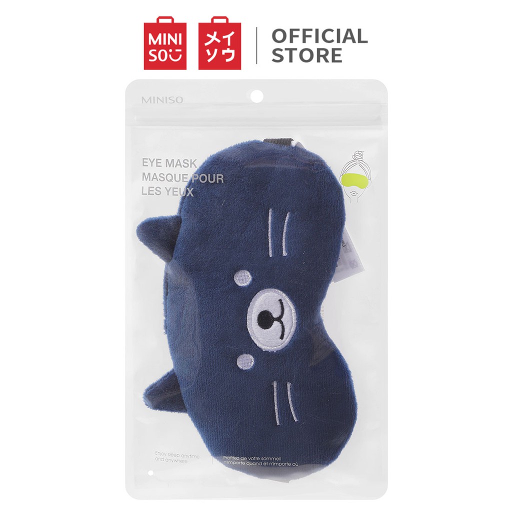 [Mã MINI11FFF giảm 5% đơn 150K] Bịt mắt Miniso làm ấm và bảo vệ khi ngủ - Hàng chính hãng