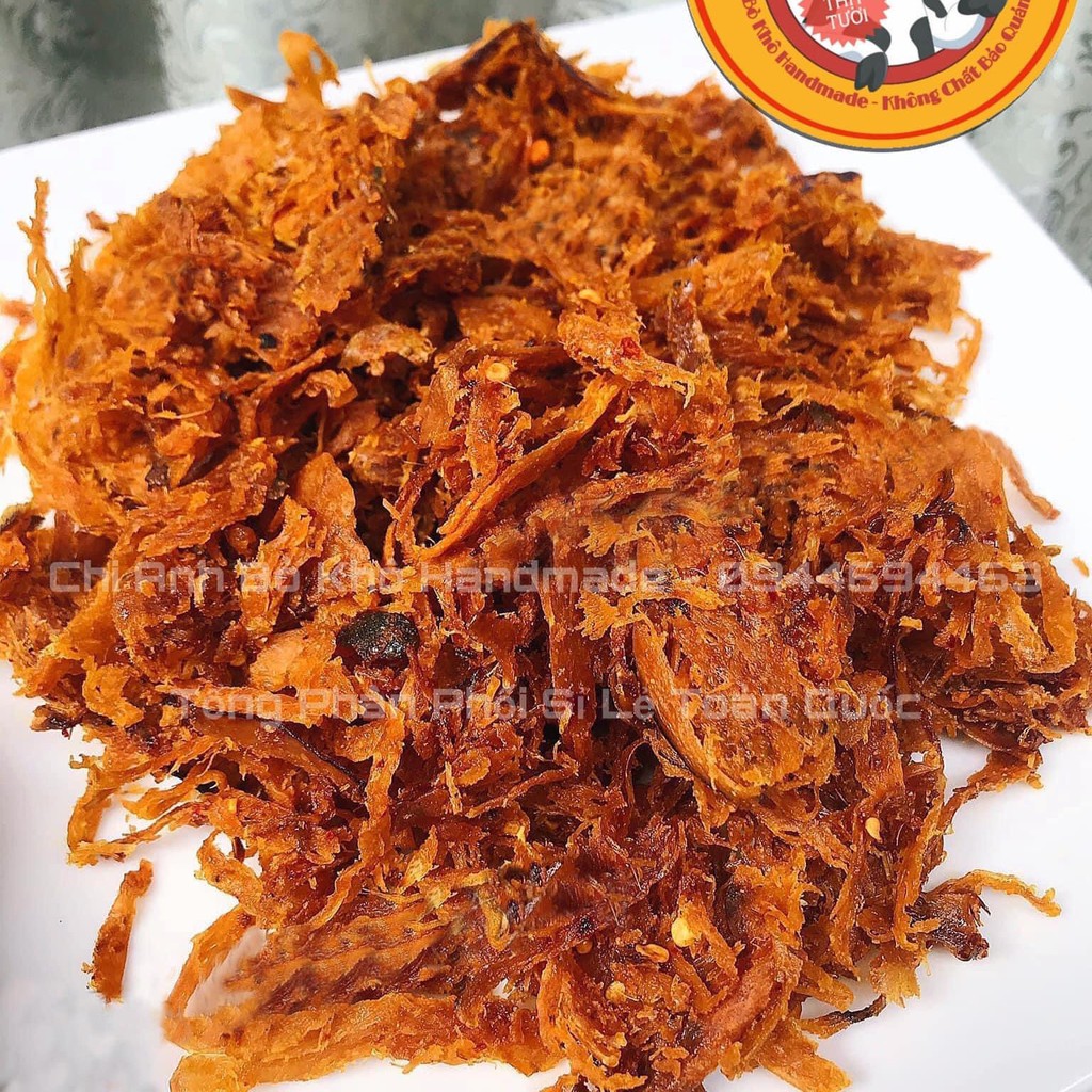 Mực Xé Sợi -Khô Mực Xé Sợi Vị Sả Ớt Đặc Biệt Thơm Ngon Loại 1-Đặc Sản Miền Bắc -Xuất Xứ Hải Phòng | BigBuy360 - bigbuy360.vn