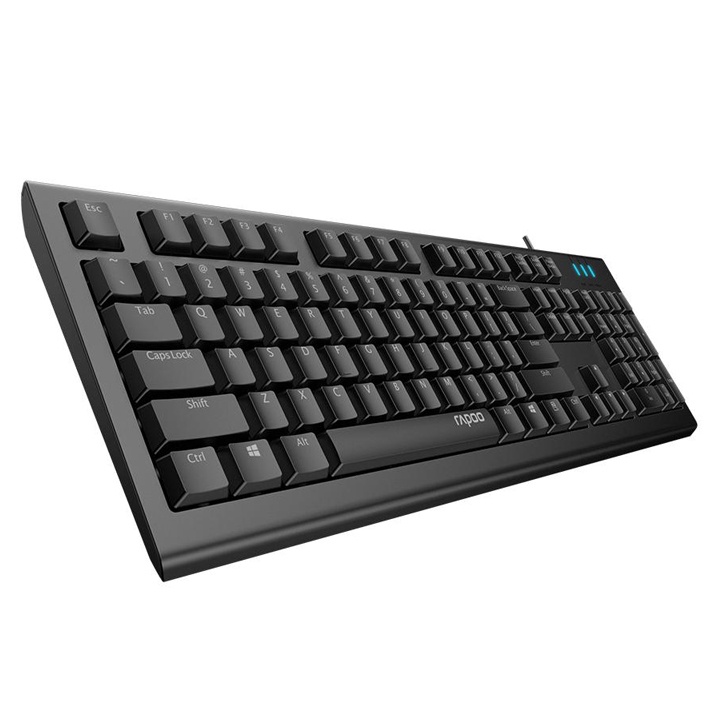 Bàn phím có dây Rapoo NK1800 USB - Hàng Chính Hãng
