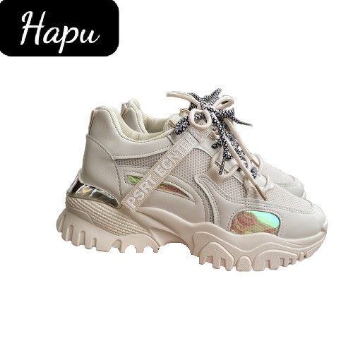 Giày sneaker nữ HAPU thể thao thời trang , cá tính 707 Hot Trend mới nhất 2022 ( 3 màu )