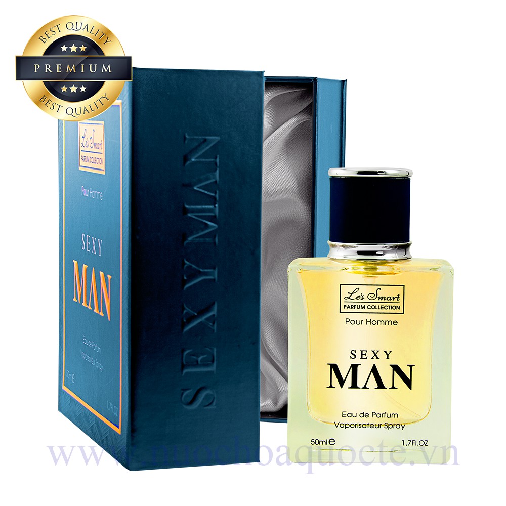 [Có quà tặng] Top 10 Nước Hoa Nam Cao Cấp Le's Smart S.E.X.Y MAN Gold 50ML