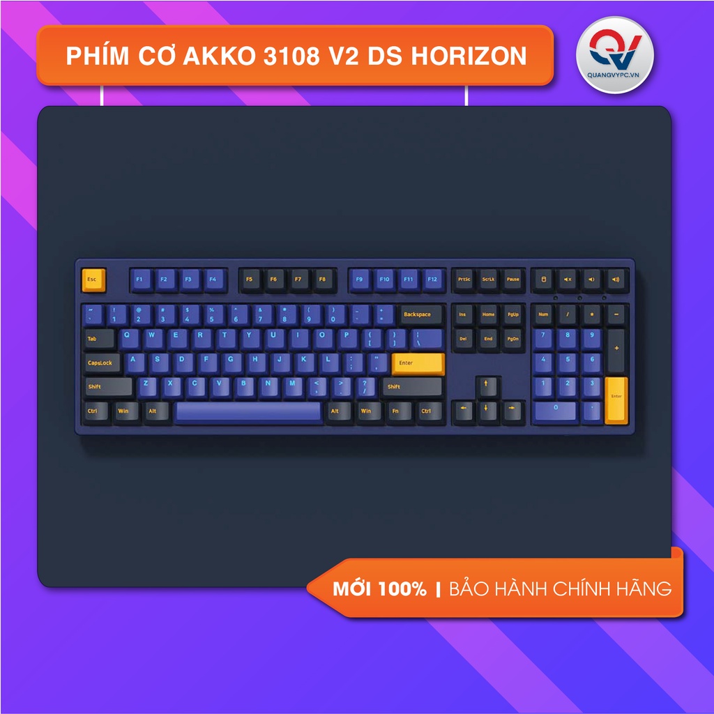 Bàn phím cơ Akko 3108 v2 DS Horizon Chính hãng Mới 100%