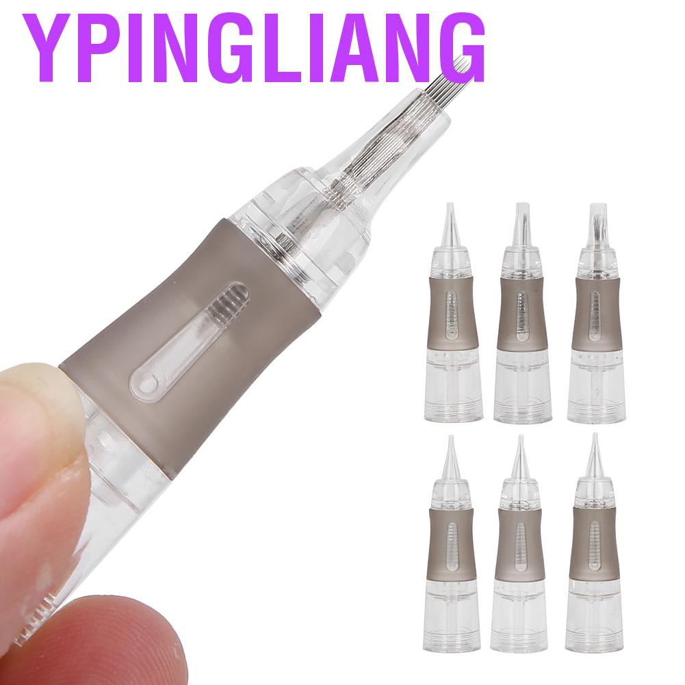 (hàng Mới Về) Set 10 Kim Xăm Lông Mày Dùng Một Lần Tiện Dụng