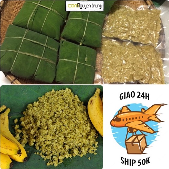 Cốm tươi Hà Nội - ĂN LIỀN - CHỈ GIAO SÀI GÒN - giao đường bay chỉ 1 ngày - giá ship 50k . (500gr)