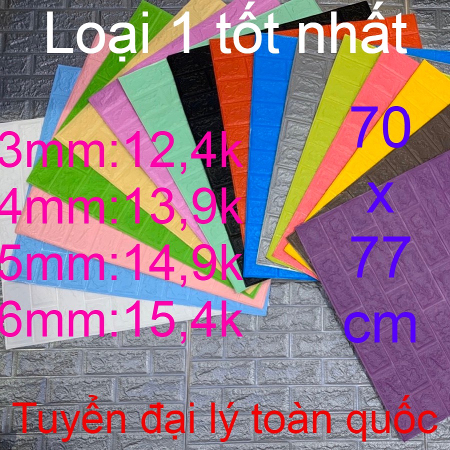 Xốp dán tường 3D Hà Nội VN