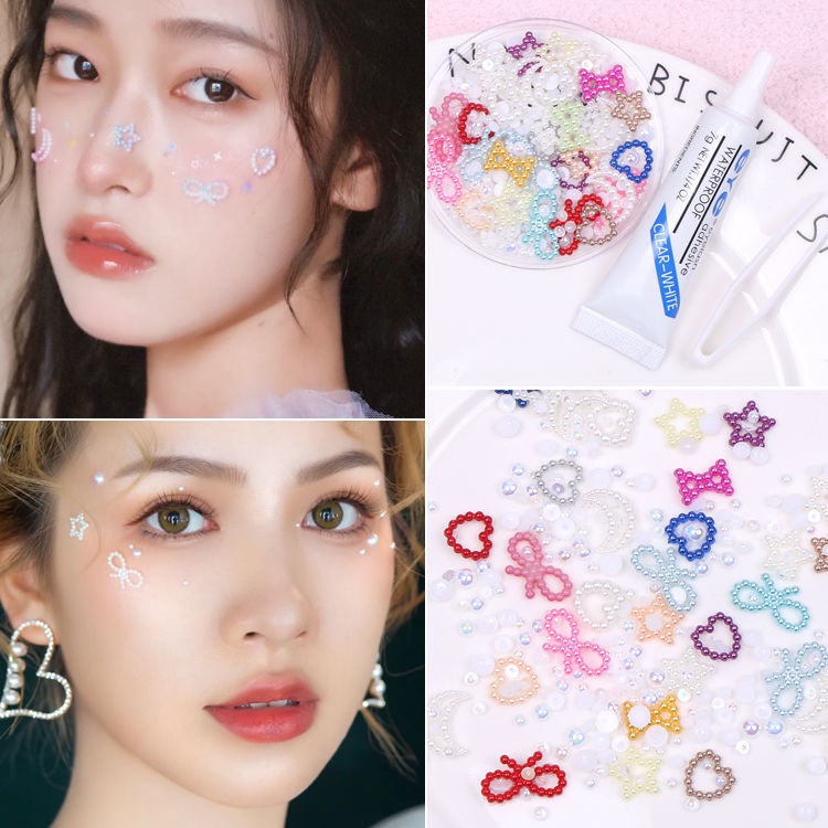 Miếng Dán Trang Trí Mắt Hình Cánh Bướm