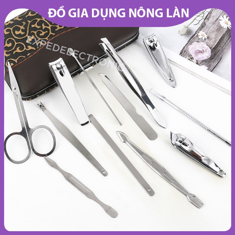 Bộ cắt móng tay 12 món NL Shop, dụng cụ cắt móng tay