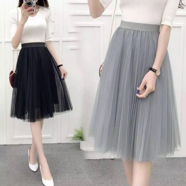 Váy ren dáng xòe dài ngang gối_CHÂN VÁY REN CÔNG CHÚA ĐẸP | BigBuy360 - bigbuy360.vn