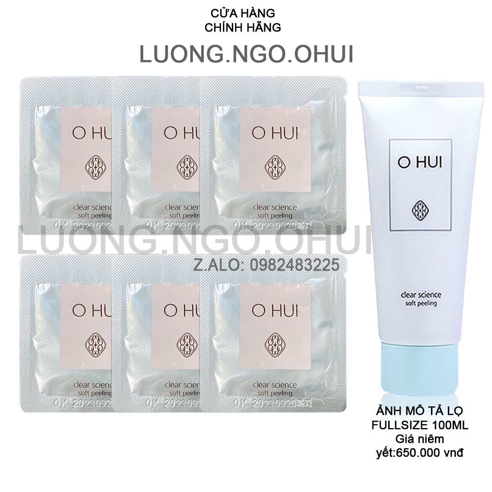 Gói Tẩy Tế Bào Da Chết OHUI làm trắng da - Ohui Clear Science Soft Peeling