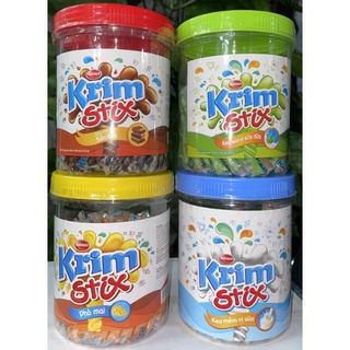 Kẹo Que Mềm Krim Stix Vị Sữa (Hộp 100 que)