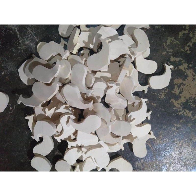 Phôi cá làm móc khoá gỗ