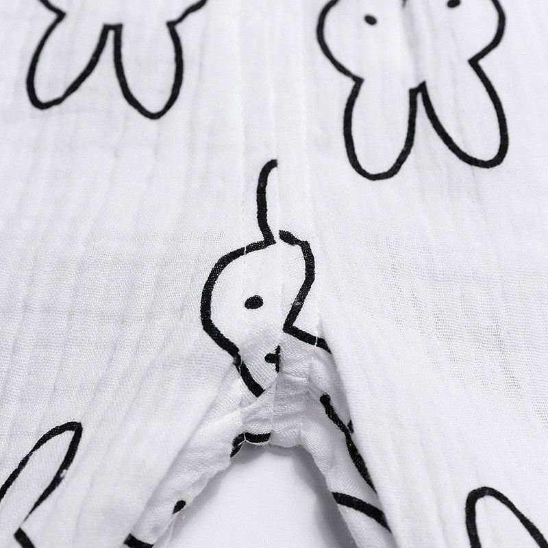 Set đồ ngủ dài in hình động vật hoạt hình dễ thương cho bé