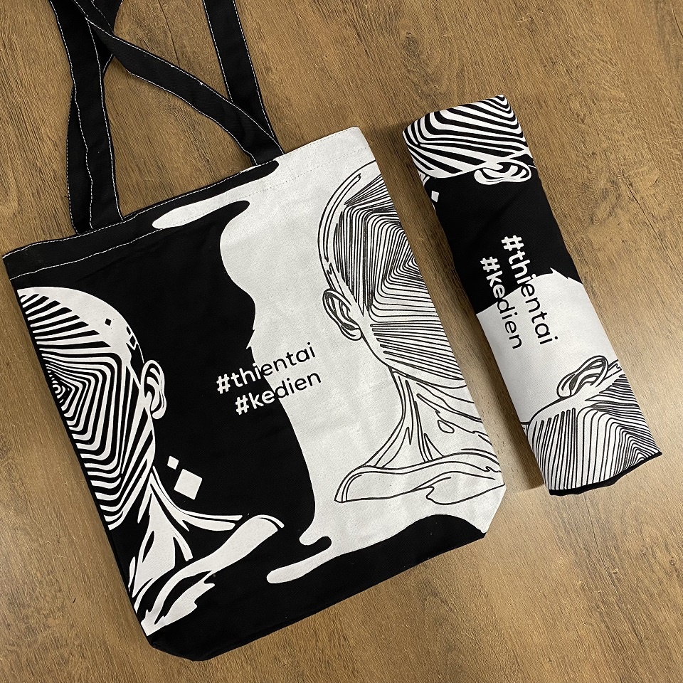 Túi Vibooks - Quà Tặng Sách Tác Giả Cao Minh