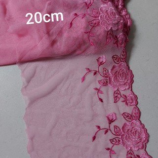 Ren thêu trang trí , size 15cm đến 29cm(1 mét)