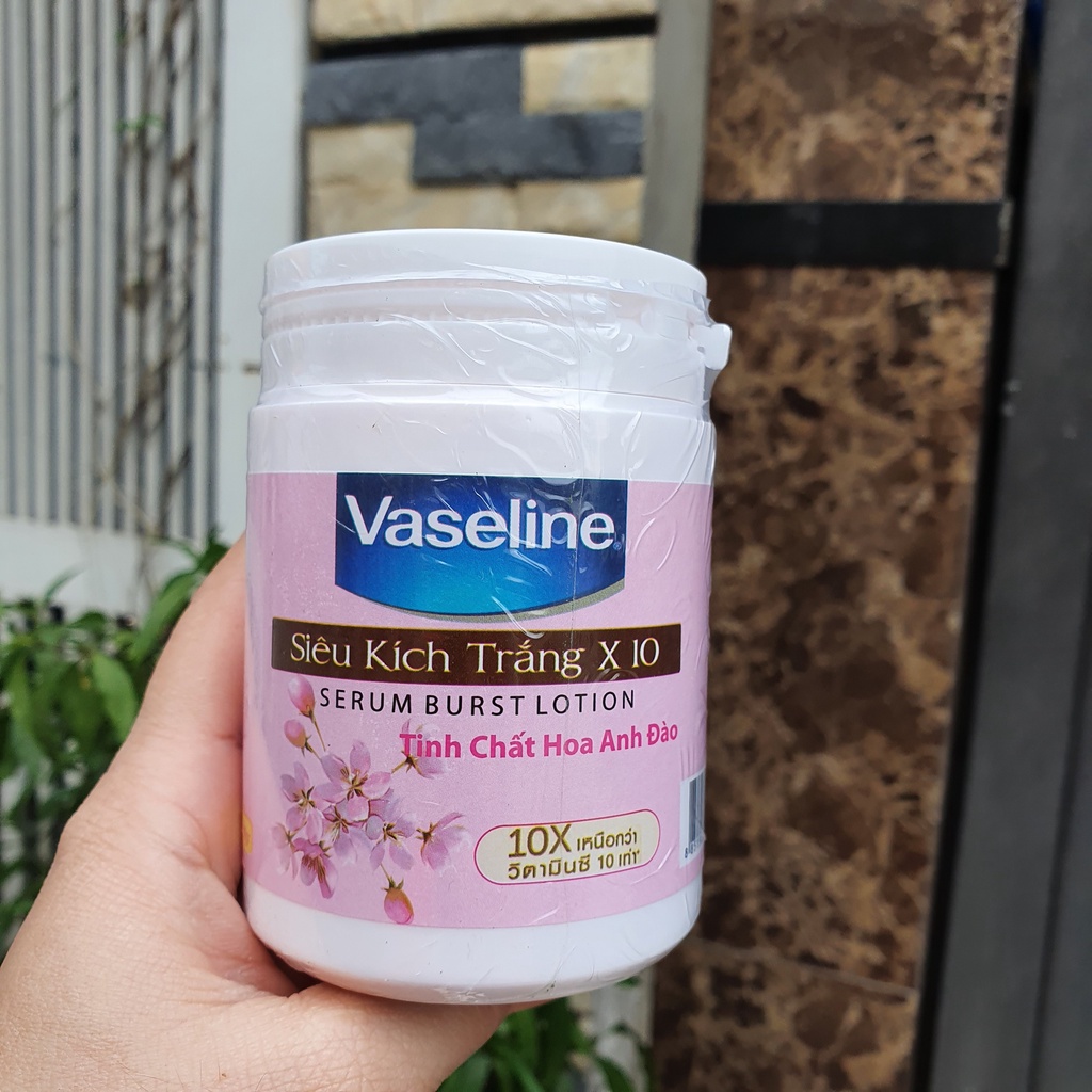 Kem kích trắng Vaseline ngày và đêm Thái Lan hộp 200gram