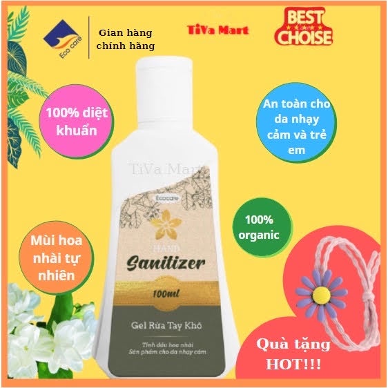 Nước rửa tay khô cho trẻ em, da nhạy cảm hương Nhài Ecocare | BigBuy360 - bigbuy360.vn