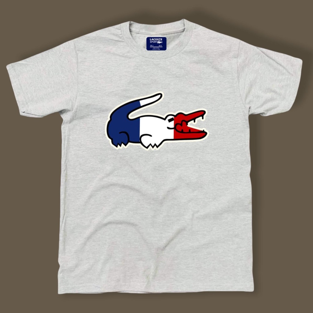 Áo Thun Tay Ngắn Cổ Bẻ In Chữ LACOSTES Thời Trang Cho Nam Và Nữ 011