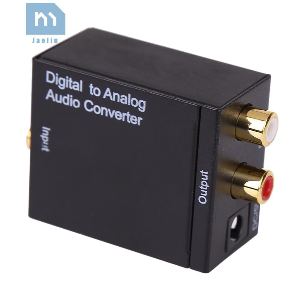 *Jae*✢Digital Optical Coax Coaxial Toslink to Analog RCA L/R Converter Adapter♌