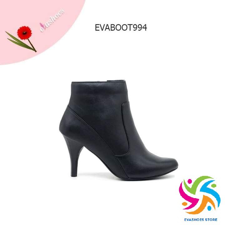 Boot gót nhỏ siêu xinh, da bò chính hãng Evashoes - Boot994