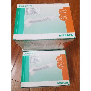 Kim (bơm) tiêm tiểu đường 1ml Bbraun hộp 100 chiếc