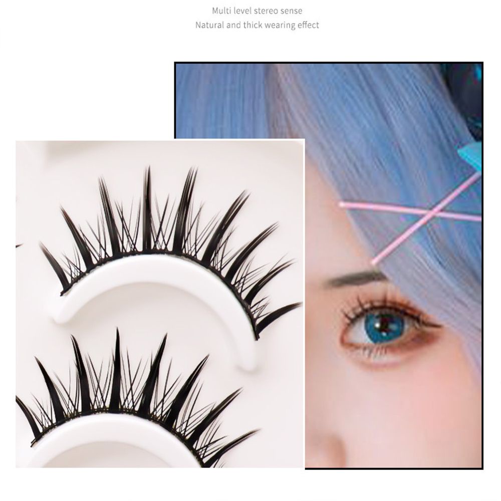 [Hàng mới về] Set 4 cặp lông mi giả cong dày tự nhiên không gây kích ứng