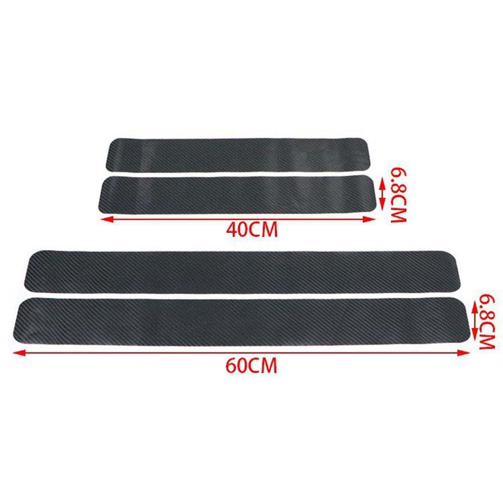 Miếng Dán Sợi Carbon Nhiều Màu Chống Trầy Trang Trí Xe Hơi