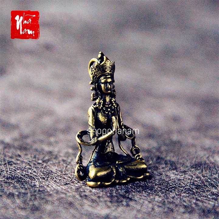 Tượng đồng phong thủy bồ tát mật tông trang trí vật phẩm phong thủy